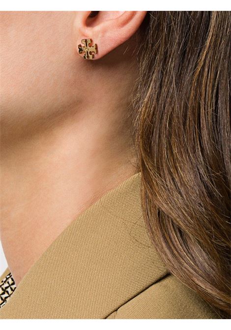 Gold tone Kira stud earrings - women  TORY BURCH | 11165504720